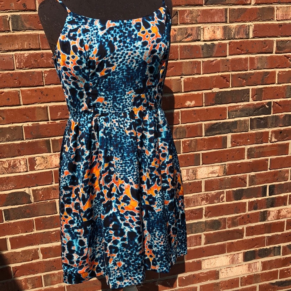 KENSIE LEOPARD PRINT DRESS